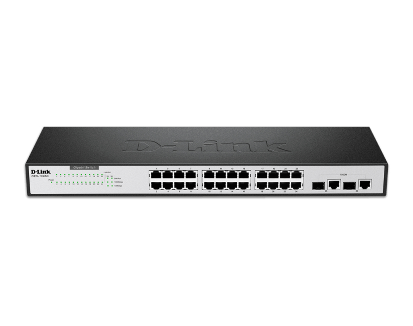 سوئیچ شبکه 26 پورت دی لینک مدل DES-1026G-3